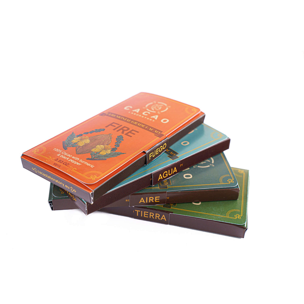 Sacred Element Cacao Blends Bars Variety (4 x 100 g)
